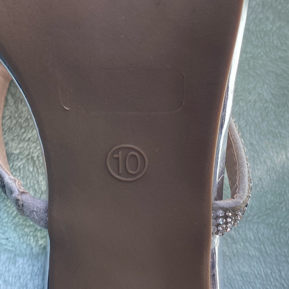 Windsor Chrome Rhinestone Block Heels - Picture 10 of 10